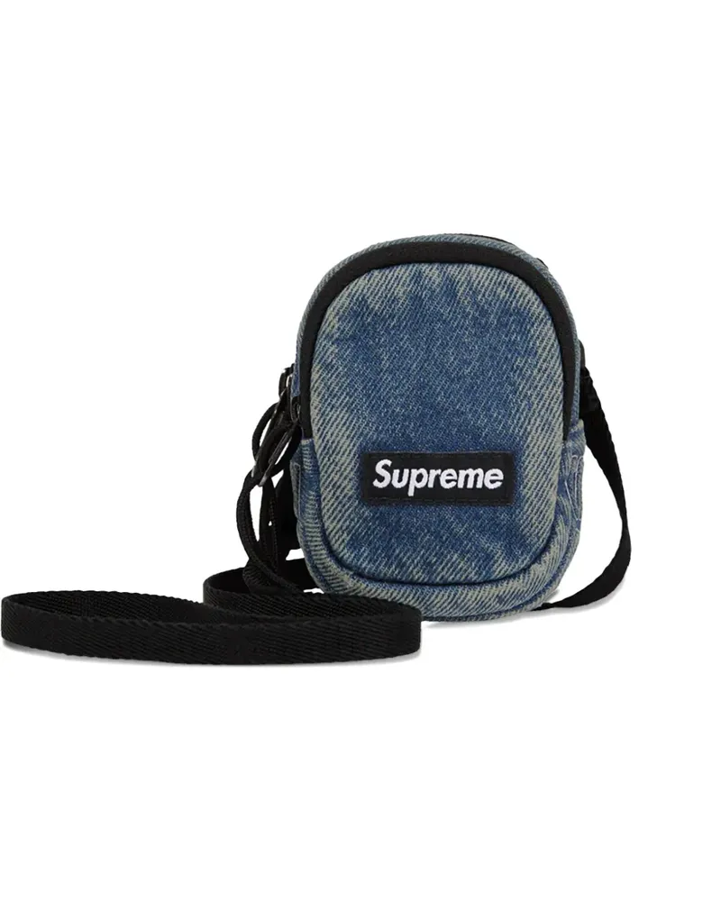 Supreme Being Mini "Blue" Umhängetasche aus Denim - Blau Blau