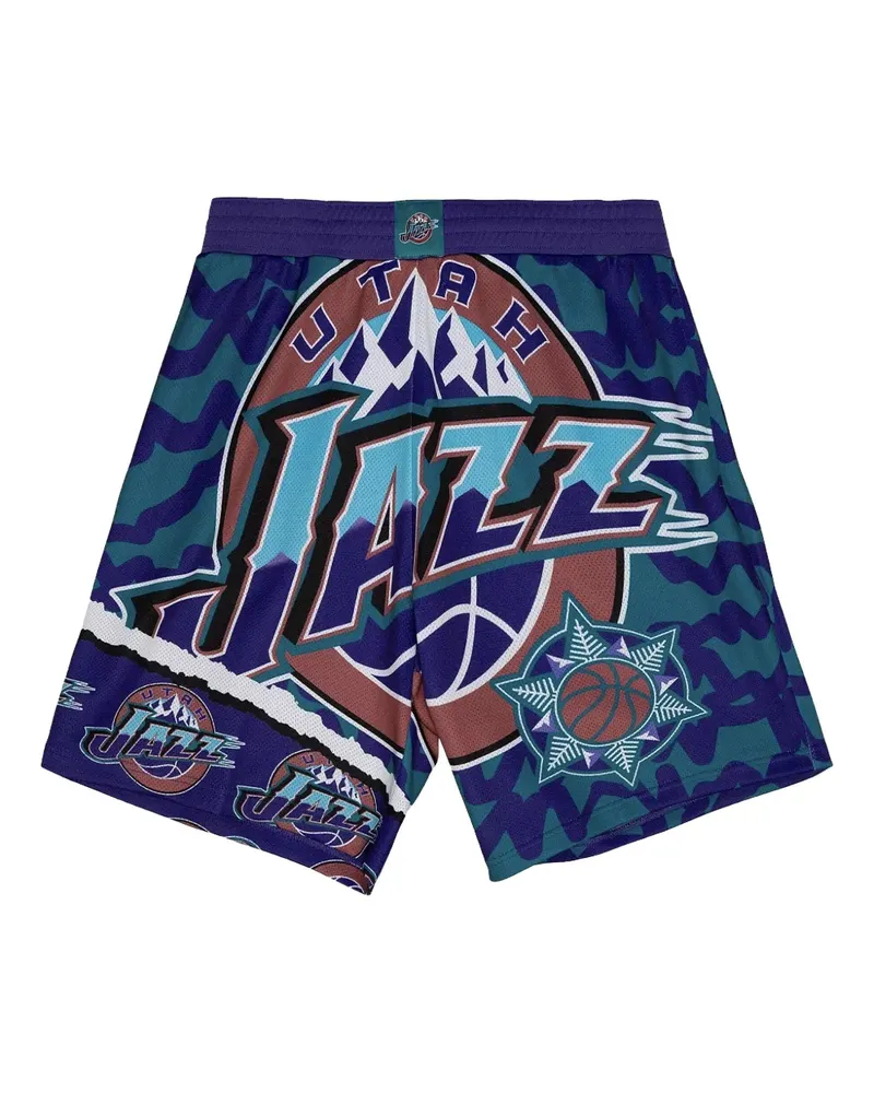 Mitchell & Ness NBA Utah Jazz Jumbotron 2.0 Shorts - Blau Blau