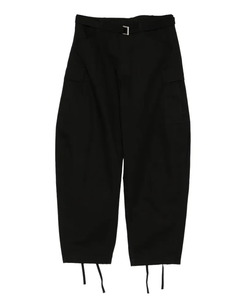 Sacai belted cargo pants - Schwarz Schwarz