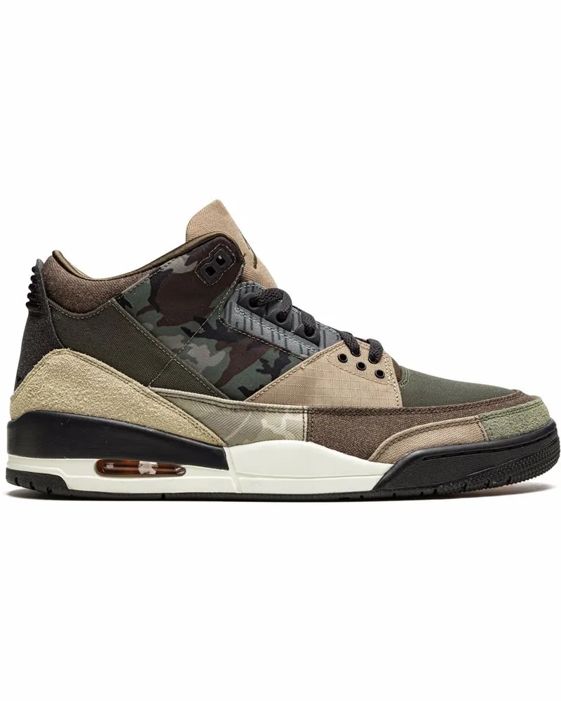 Jordan Air  3 Patchwork Sneakers - Braun Braun