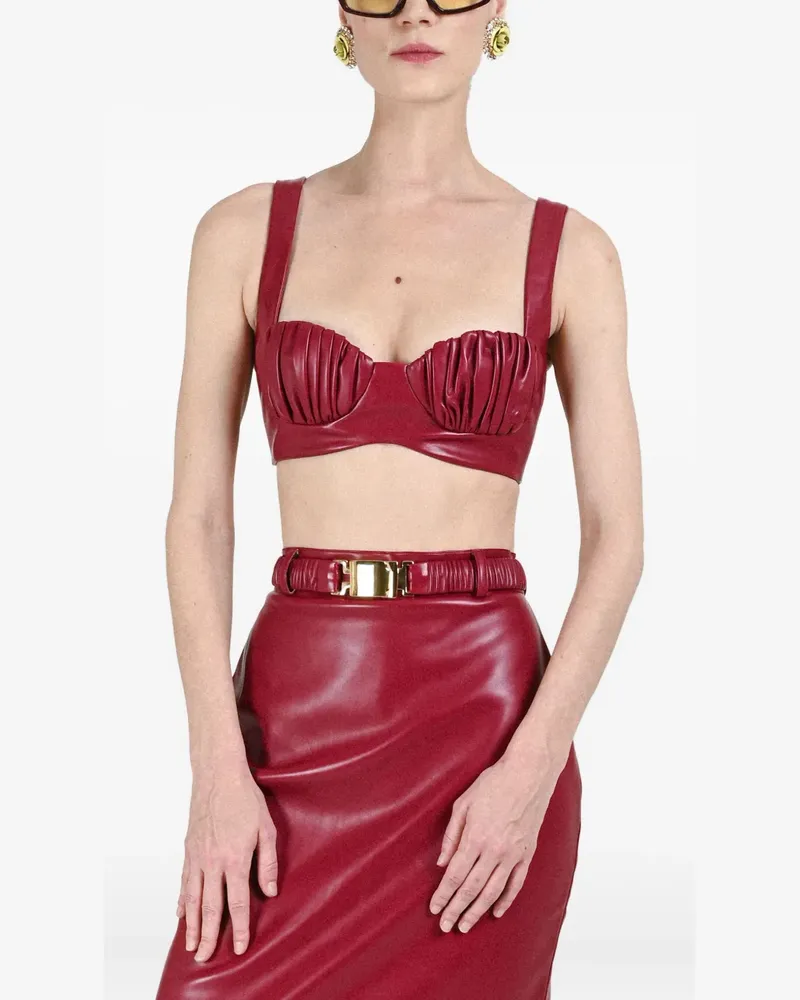 Rowen Rose gathered cup bra - Rot Rot