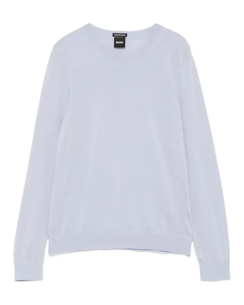 HUGO BOSS Klassischer Pullover - Blau Blau