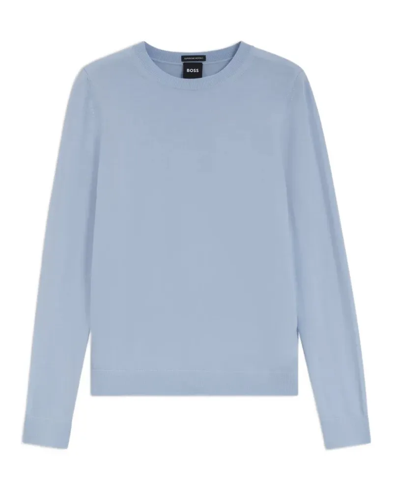 HUGO BOSS Klassischer Pullover - Blau Blau