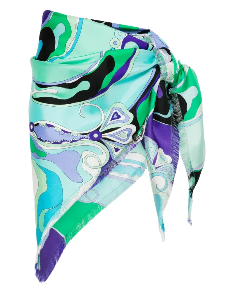 Emilio Pucci Rock mit grafischem Print - Grün Grün