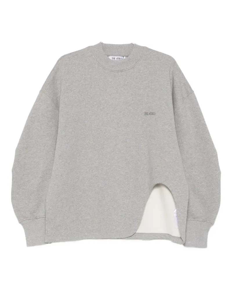 ATTICO Sweatshirt mit Logo - Grau Grau