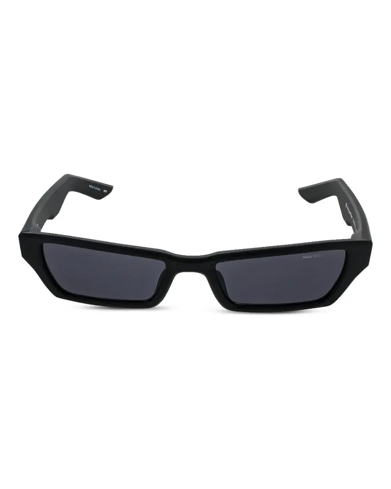 Nike Lucent Boost Sonnenbrille mit eckigem Gestell - Schwarz Schwarz