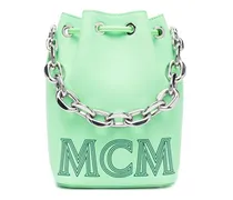 Beuteltasche mit Kettenhenkel - Grün