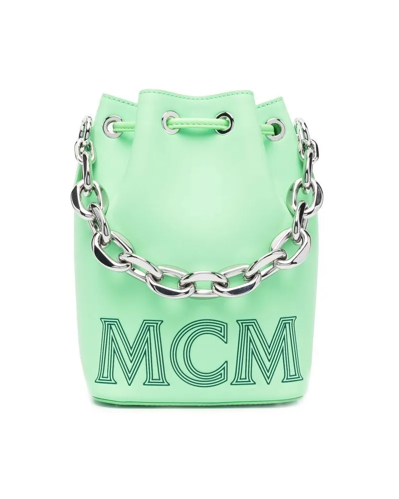 MCM Beuteltasche mit Kettenhenkel - Grün Grün