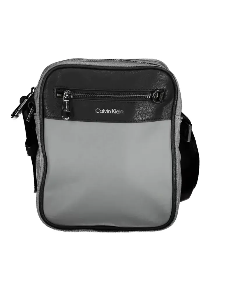 Calvin Klein two-tone shoulder bag - Grau Grau