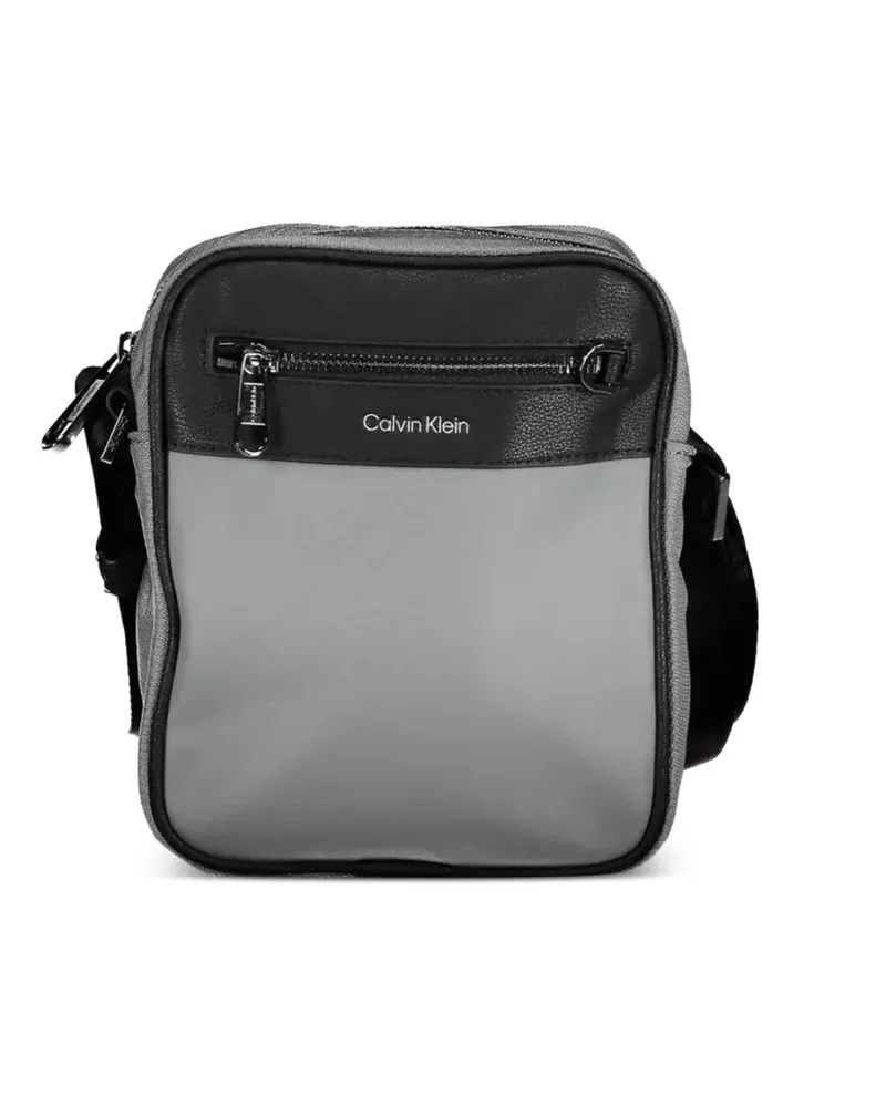 Calvin Klein two-tone shoulder bag - Grau Grau