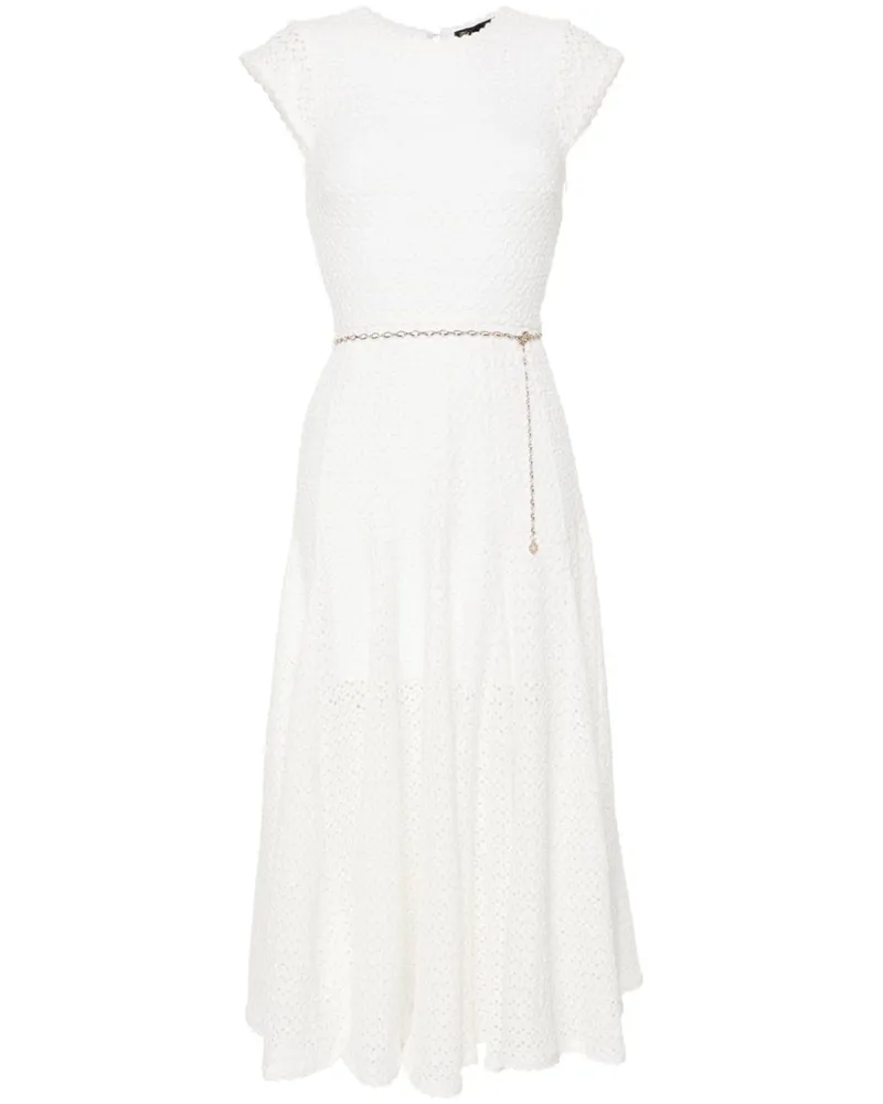 Maje Gehäkeltes Kleid - Weiß Weiß