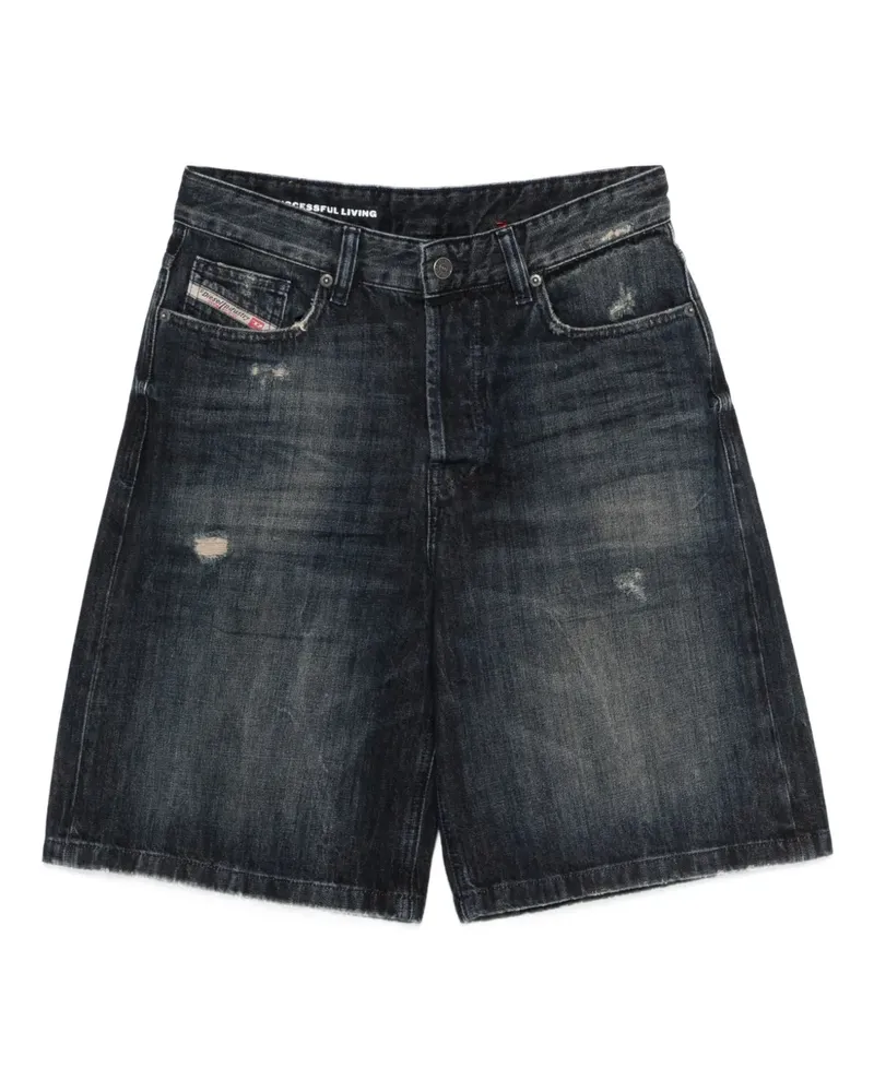 Diesel De-sire distressed-detail shorts - Blau Blau