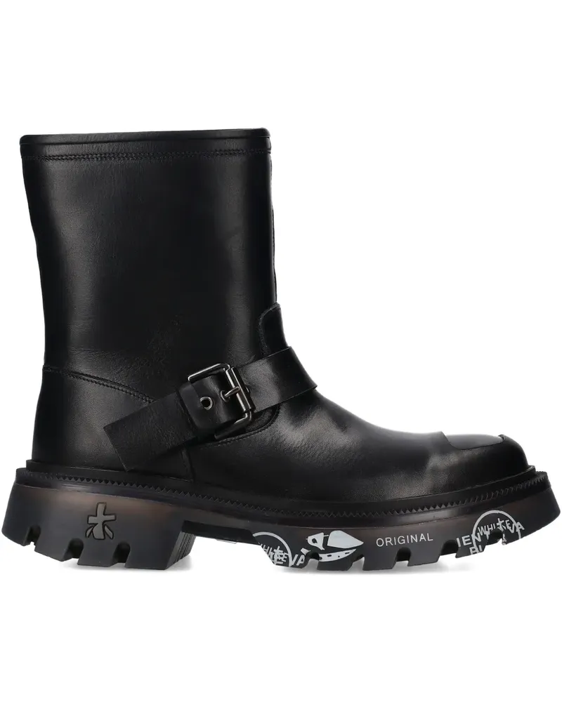 Premiata Camden 464 buckle boots - Schwarz Schwarz