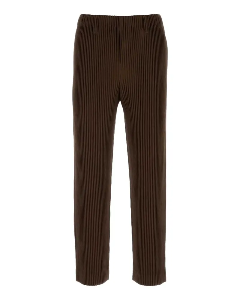 Issey Miyake Pleats Hose mit Falten - Braun Braun