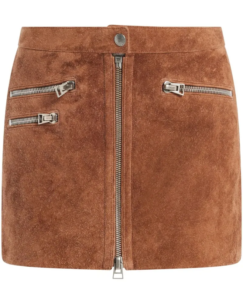 Tom Ford Minirock mit Reißverschluss - Braun Braun
