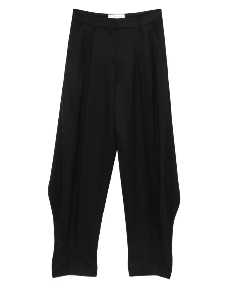 Genny Plissierte Hose - Schwarz Schwarz