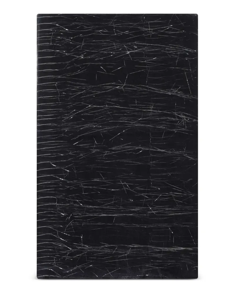 Faliero Sarti metallic-thread scarf - Schwarz Schwarz