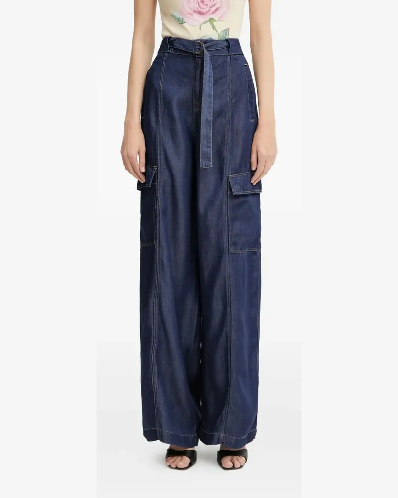Guess Jeans mit Cargo-Taschen - Blau Blau