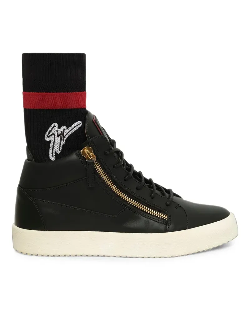 Giuseppe Zanotti Adam' Sneakers mit breiter Sohle - Schwarz Schwarz