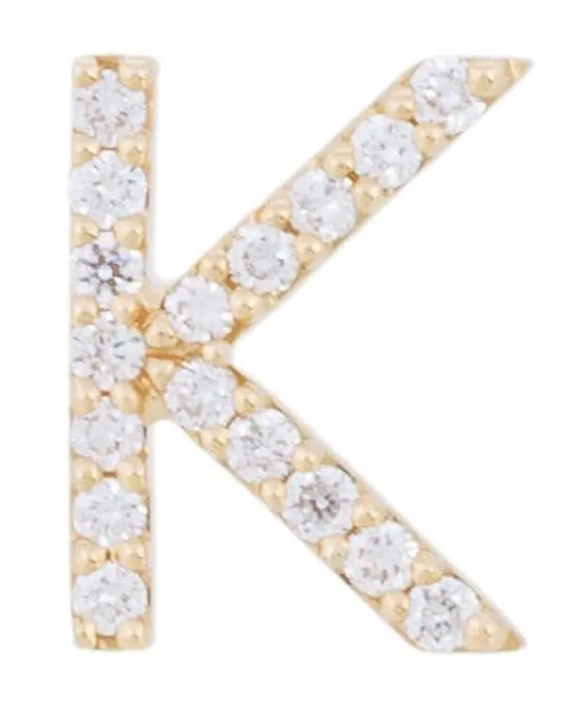 Alinka 18kt ' ID' Gelbgoldohrstecker - Metallic Metallic
