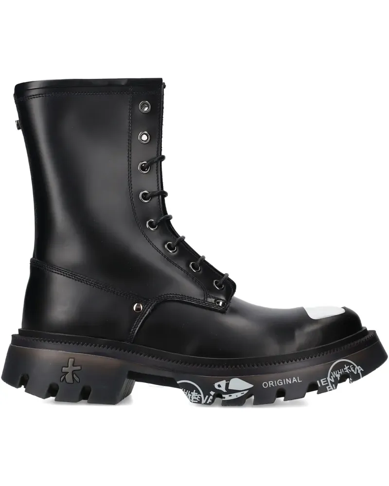 Premiata Brixton 461 Schnürstiefel - Schwarz Schwarz
