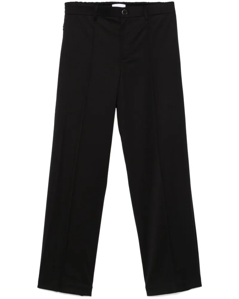Helmut Lang Hose mit weitem Bein - Schwarz Schwarz