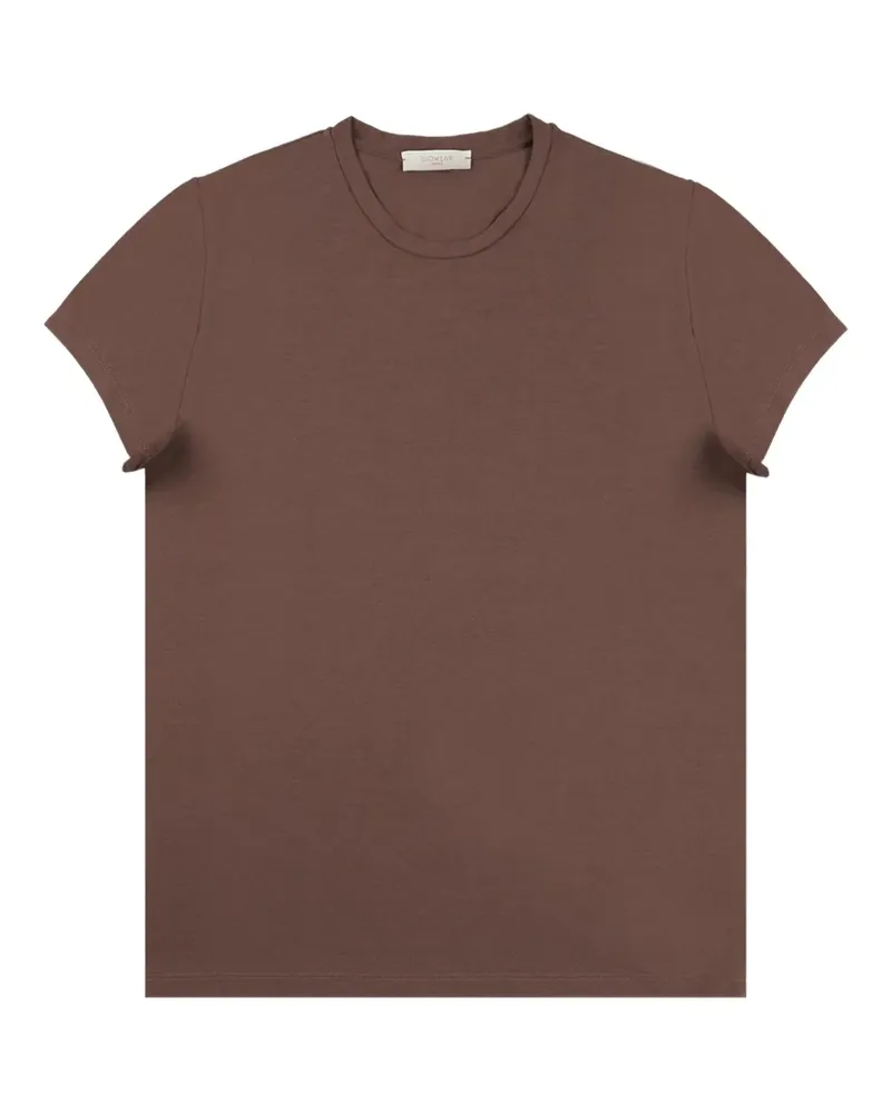 Zanone Klassisches T-Shirt - Braun Braun