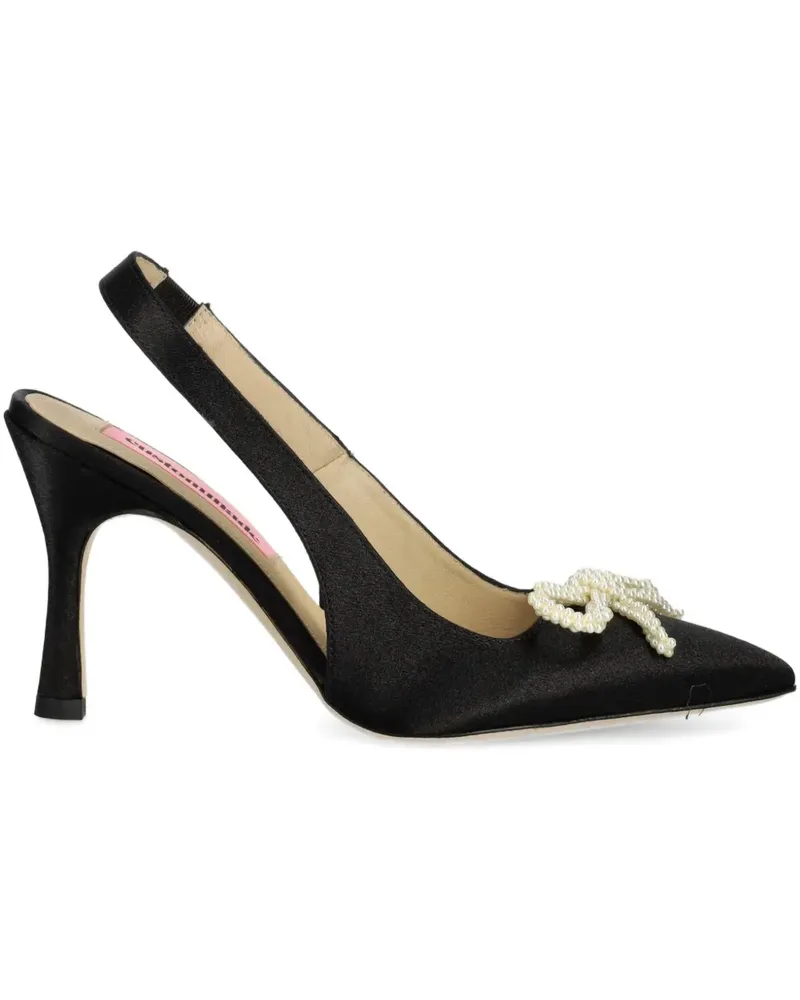 Custommade Ayanna Slingback-Pumps - Schwarz Schwarz