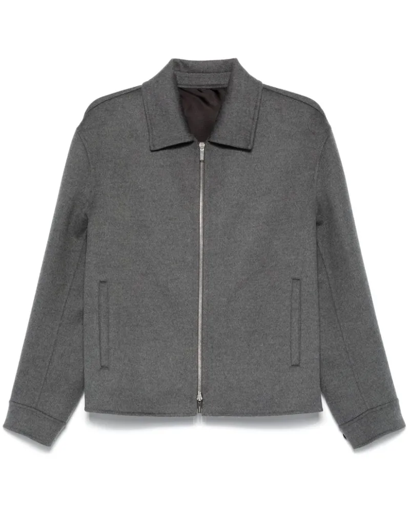 Ferragamo Jacke mit Reißverschluss - Grau Grau