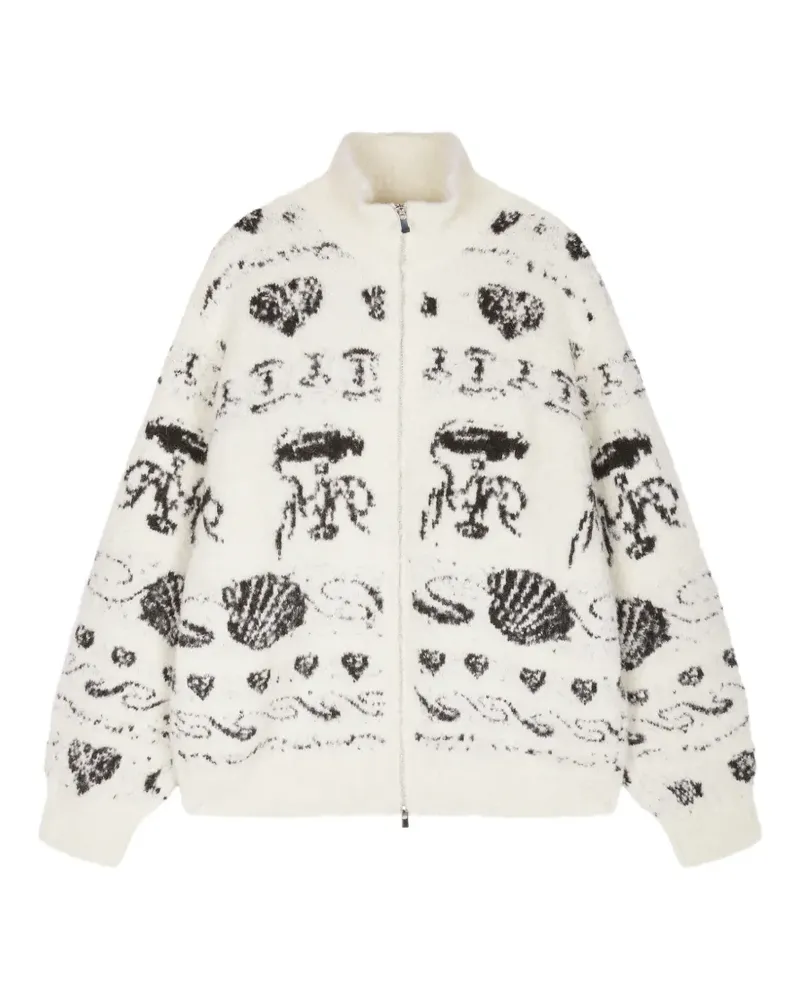 JNBY Cardigan aus Jacquard-Strick - Weiß Weiß