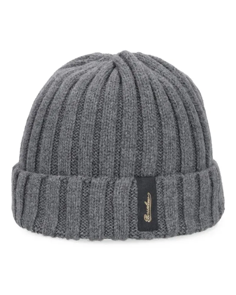 Borsalino City Beanie - Grau Grau
