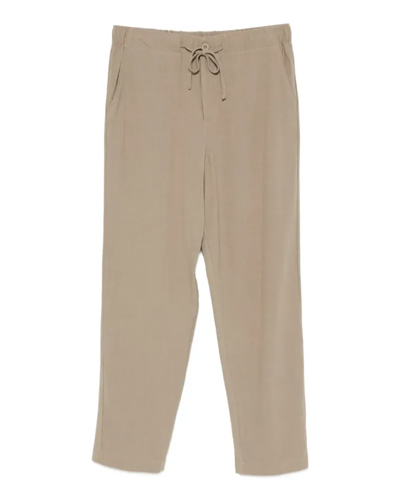 IMPERIAL drawstring elasticated-waist trousers - Grün Grün