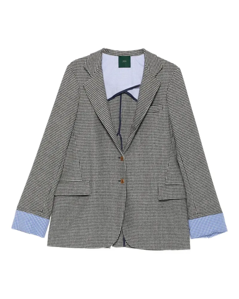 Jejia Birkin Blazer mit Hahnentrittmuster - Grau Grau