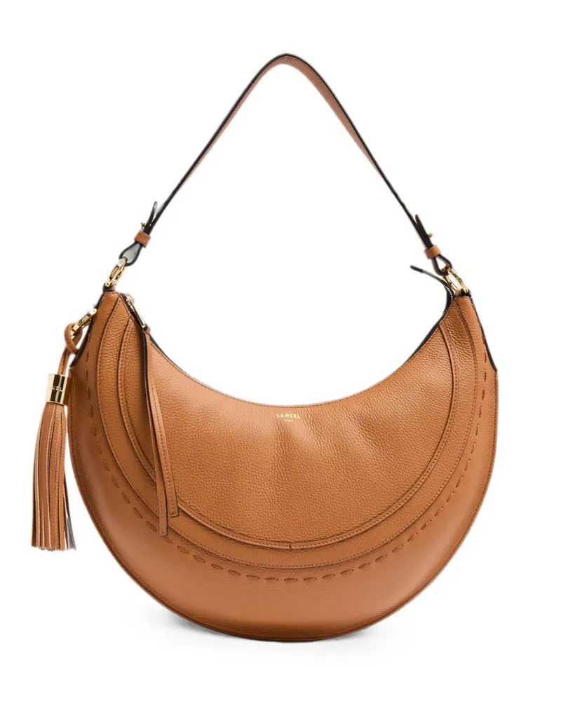 Lancel Mittelgroße Schultertasche mit Quasten - Nude Nude