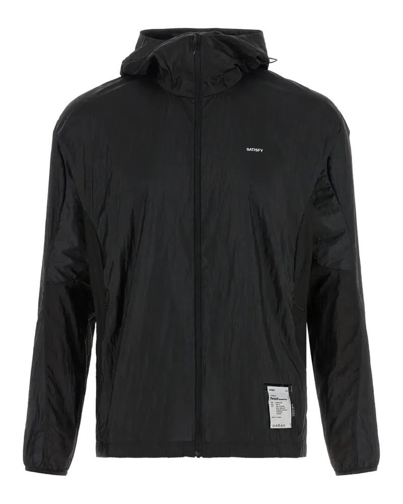 Satisfy Pertex® Diamond Fuse Windbreaker - Schwarz Schwarz
