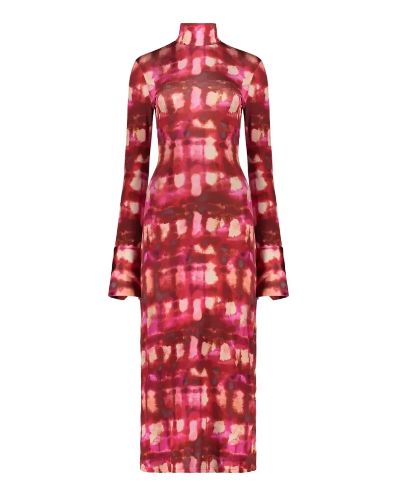 ELLERY long-sleeves midi dress - Rot Rot