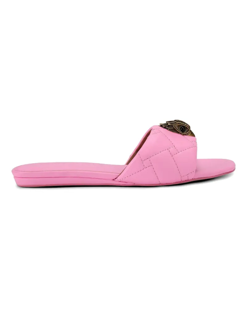 Kurt Geiger Gesteppte Sandalen mit Adlerkopf - Rosa Rosa