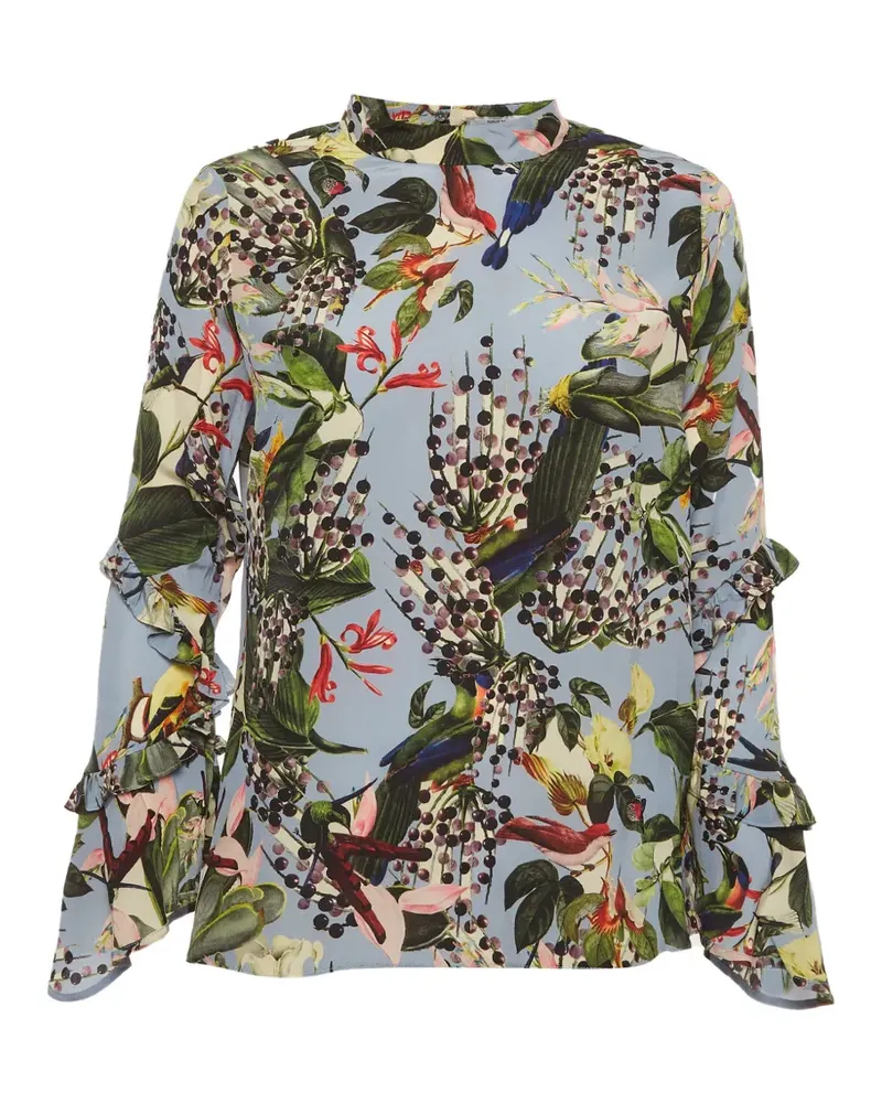 Sandro Louella floral-print top - Blau Blau