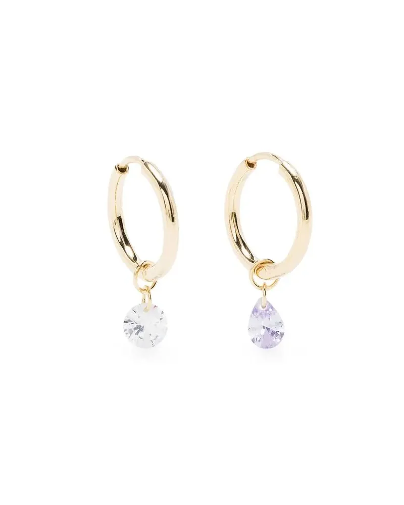 Completedworks Creolen mit Kristallen - Gold Gold
