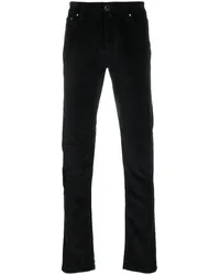 Jacob Cohën Straight-Leg-Jeans mit Logo-Patch Schwarz