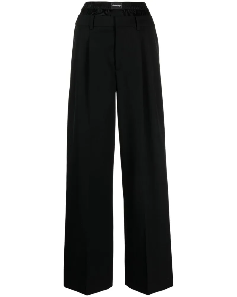 Alexander Wang Hose im Layering-Look - Schwarz Schwarz