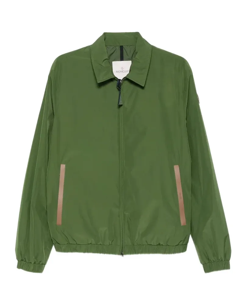 Moncler Jacke mit Reißverschluss und Tasche - Grün Grün