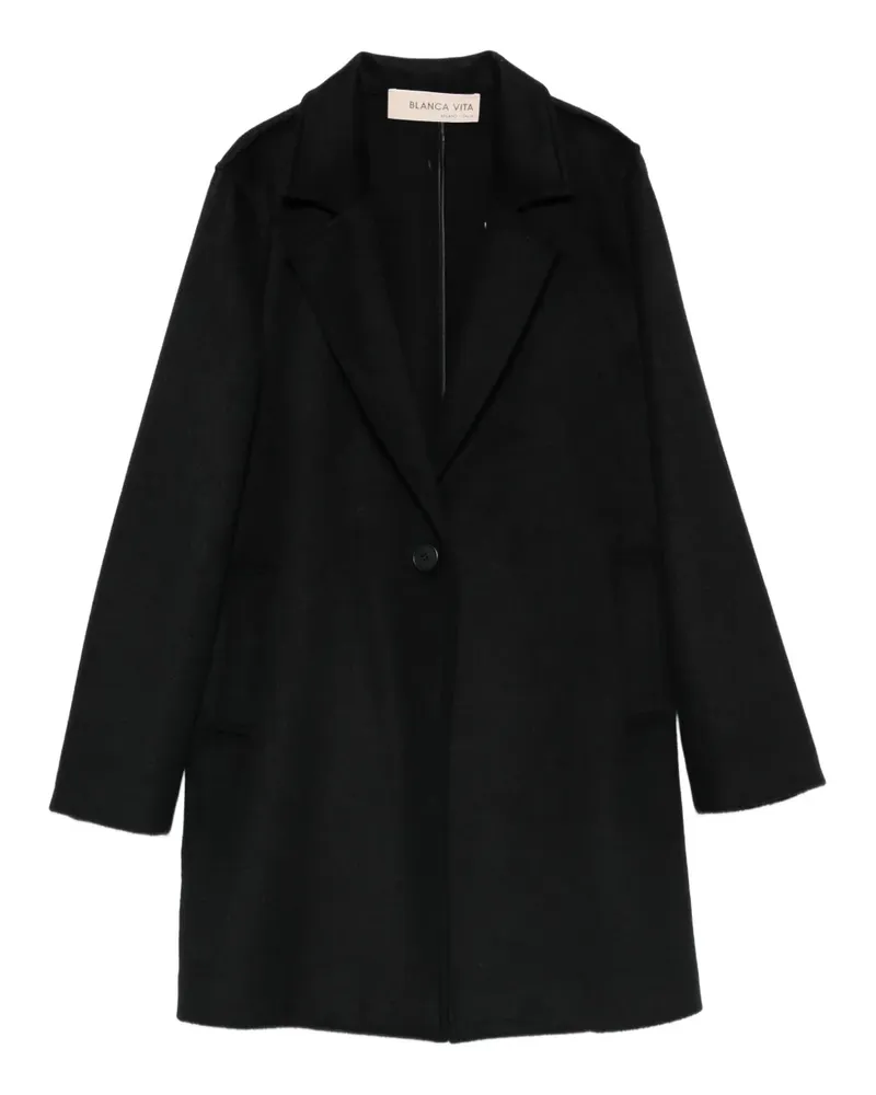 Blanca notched coat - Schwarz Schwarz