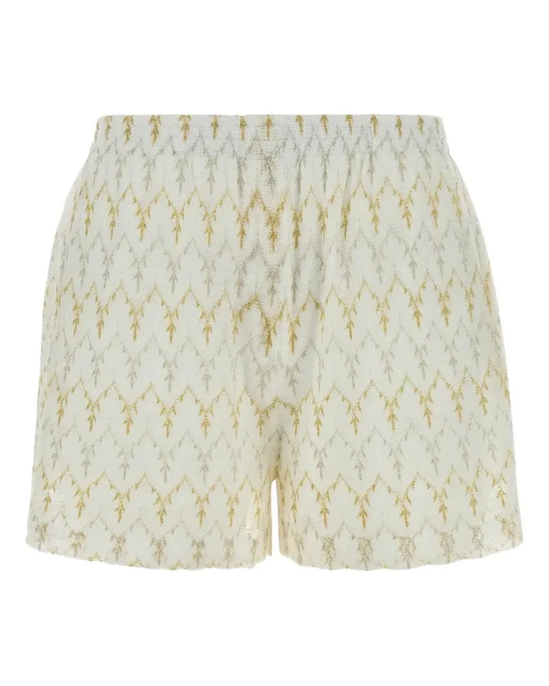 Missoni Bestickte Shorts aus Spitze - Weiß Weiß
