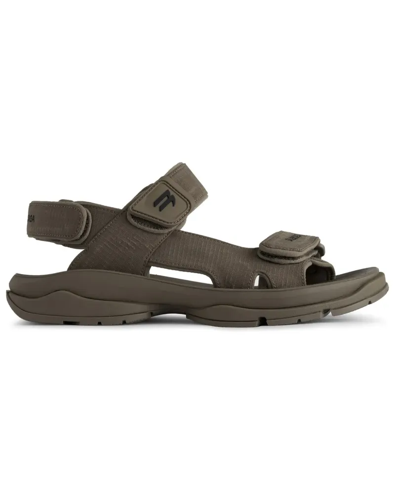 Balenciaga Sandalen mit Klettverschluss - Braun Braun