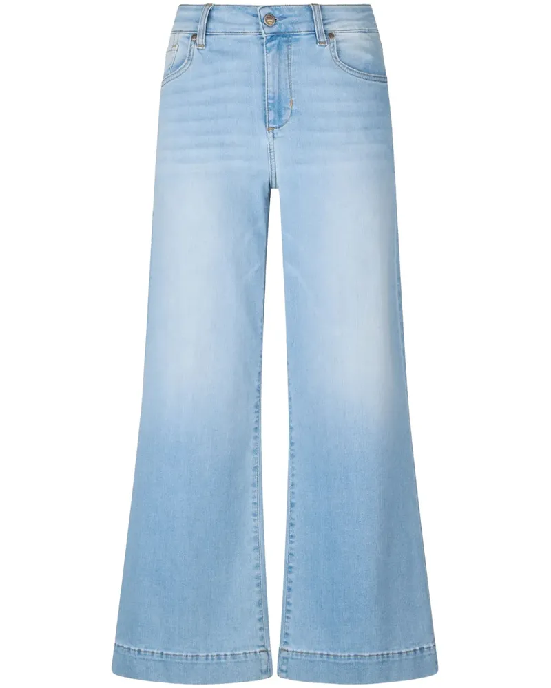 Liu Jo Ausgestellte Cropped-Jeans - Blau Blau
