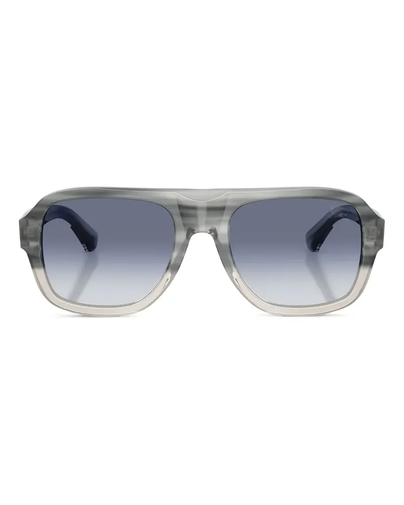 Burberry Geometrische Sonnenbrille - Grau Grau