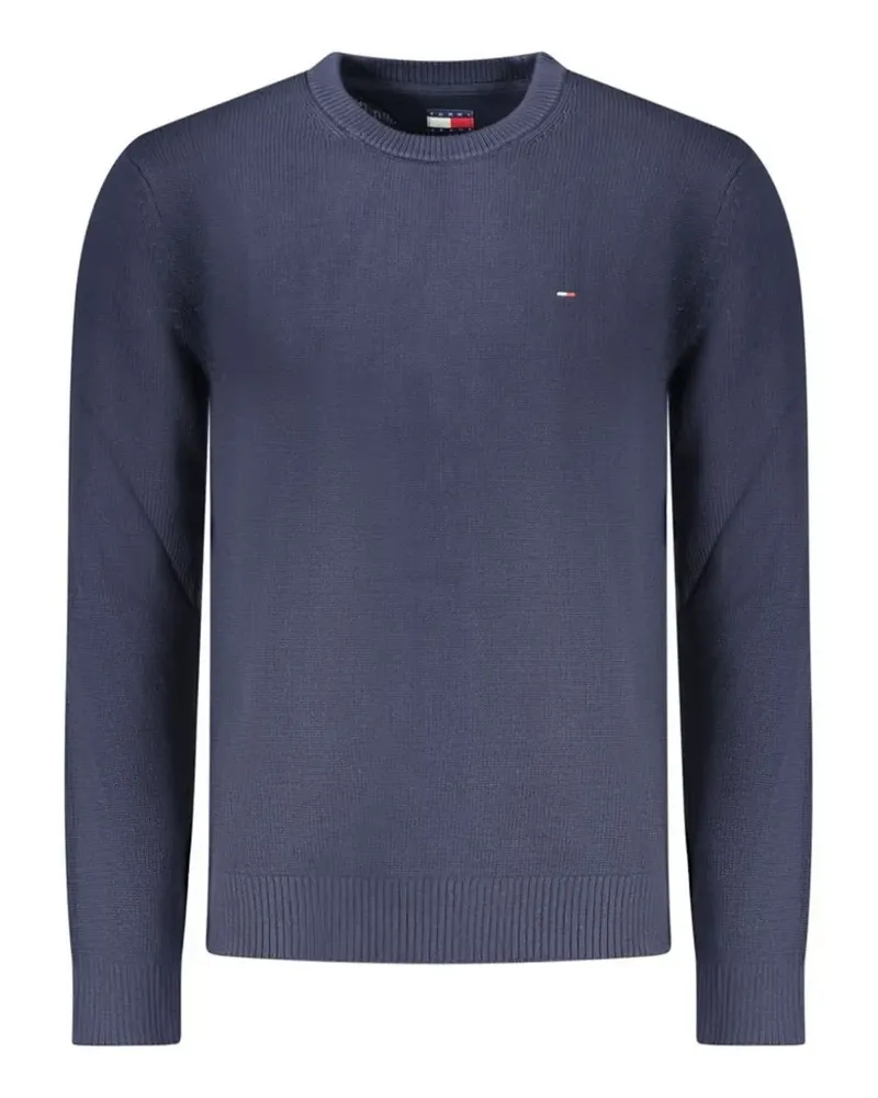 Tommy Hilfiger Pullover mit rundem Ausschnitt - Blau Blau