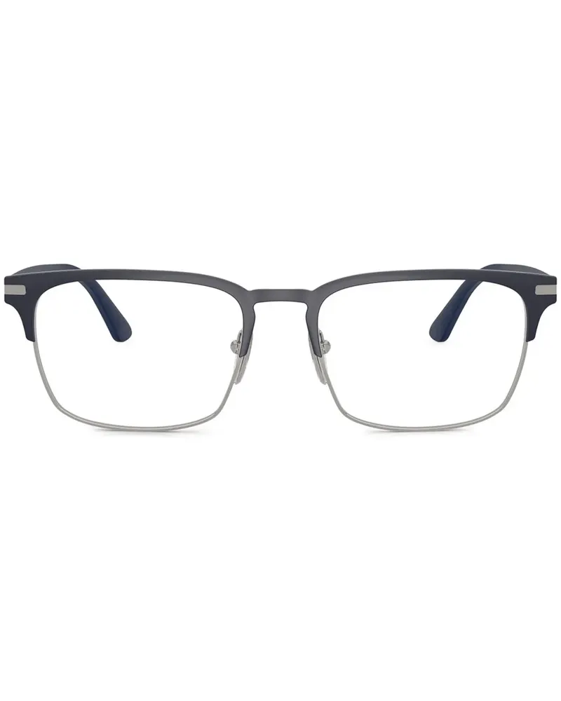 Prada Brille mit eckiger Form - Blau Blau