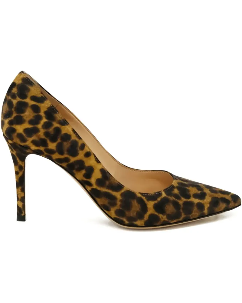 Gianvito Rossi Gianvito Stiletto-Pumps mit Leoparden-Print 70mm - Mehrfarbig Mehrfarbig